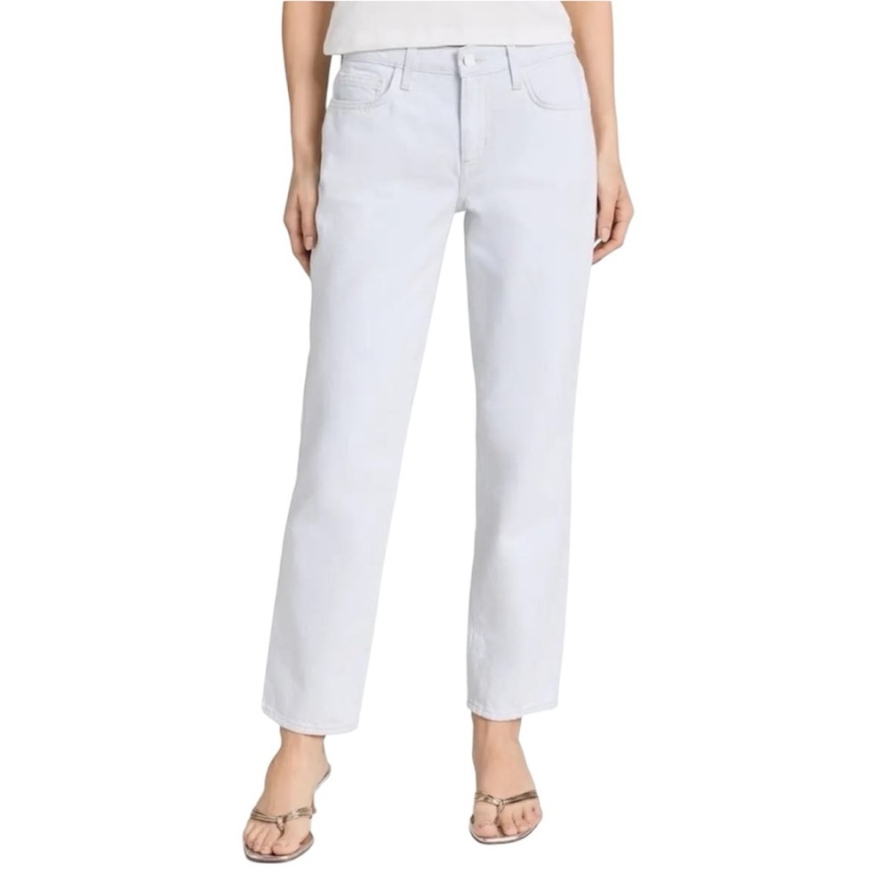 New L’AGENCE Mateo Mid Rise Slouchy Straight Blue Frost 29 Casual Classic Staple
